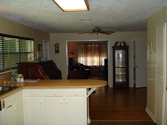 Kitchen with view into the dinning area