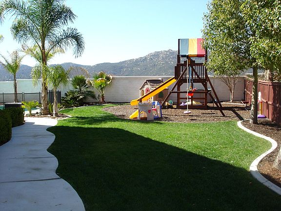 Backyard Lawn Area
