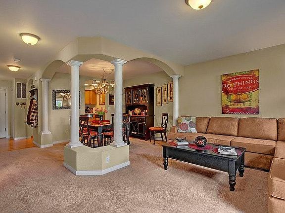 living and dining rooms