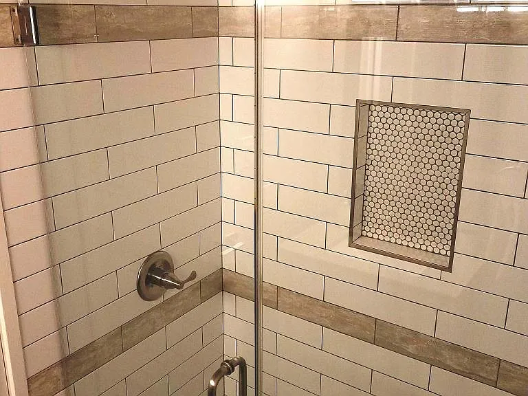 And the walk-in shower is really big!