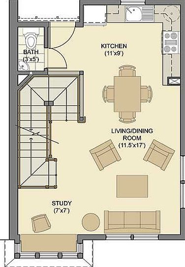 second floor