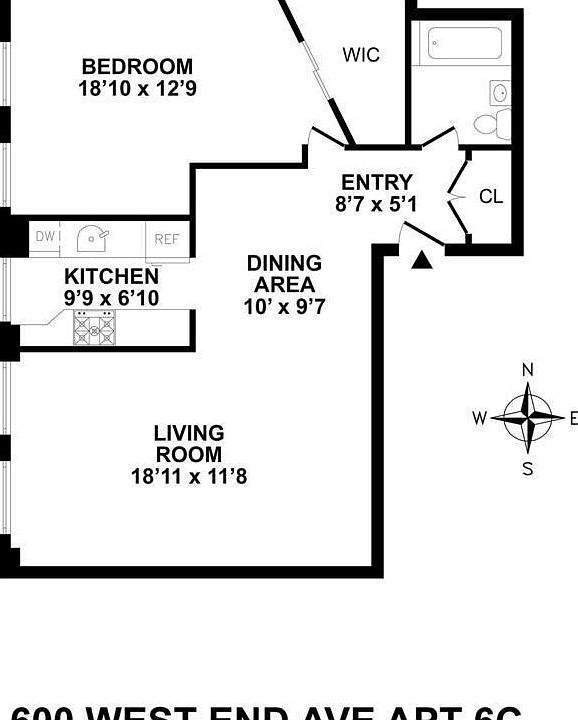 1st image of 600 W End Ave APT 6C