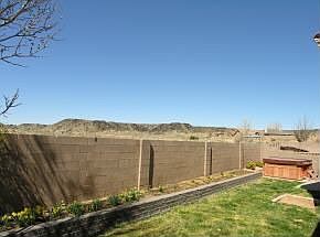 Back Yard - backs open space