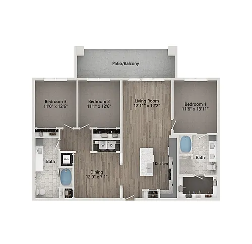Floor plan 2C2