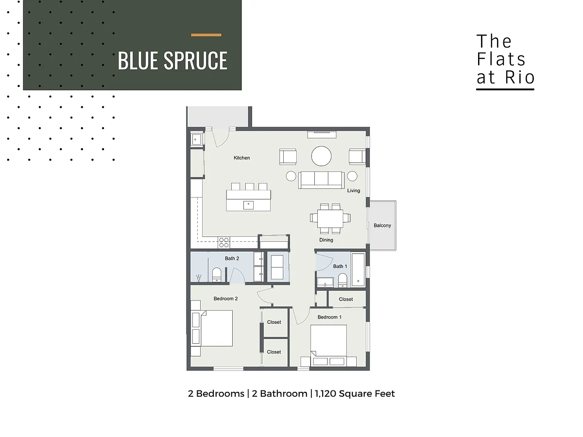 Floor plan Blue Spruce