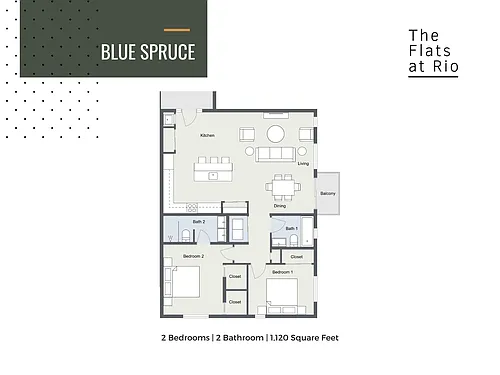 Floor plan Blue Spruce