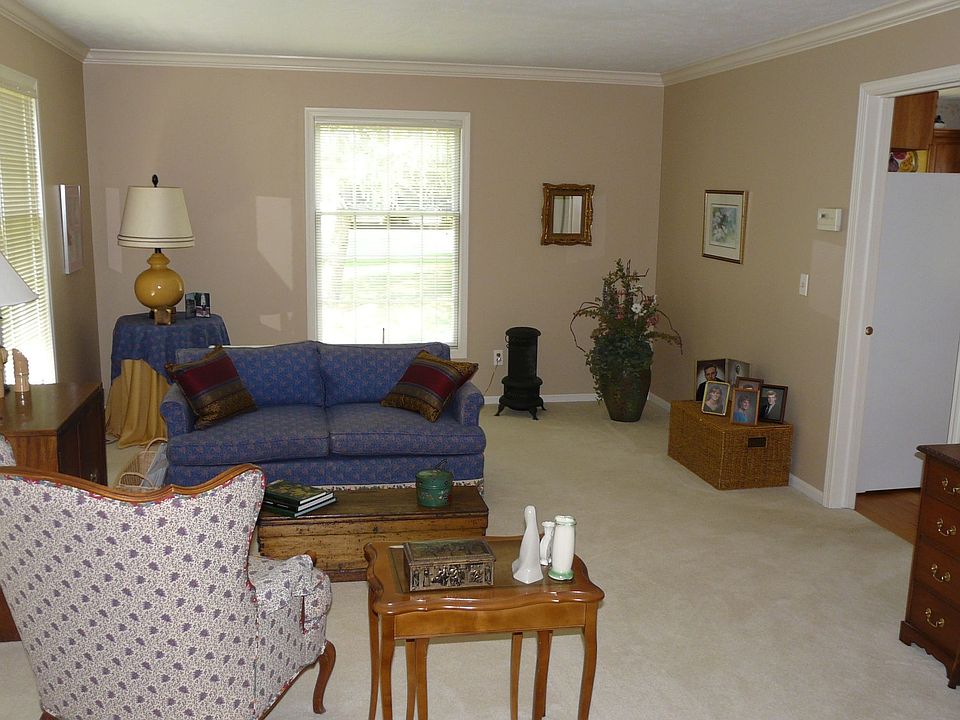 Living Room with hillside views