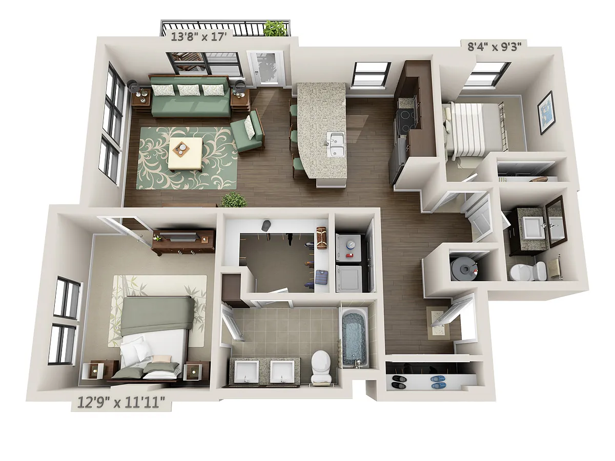 Floor plan Leap (B1.5)
