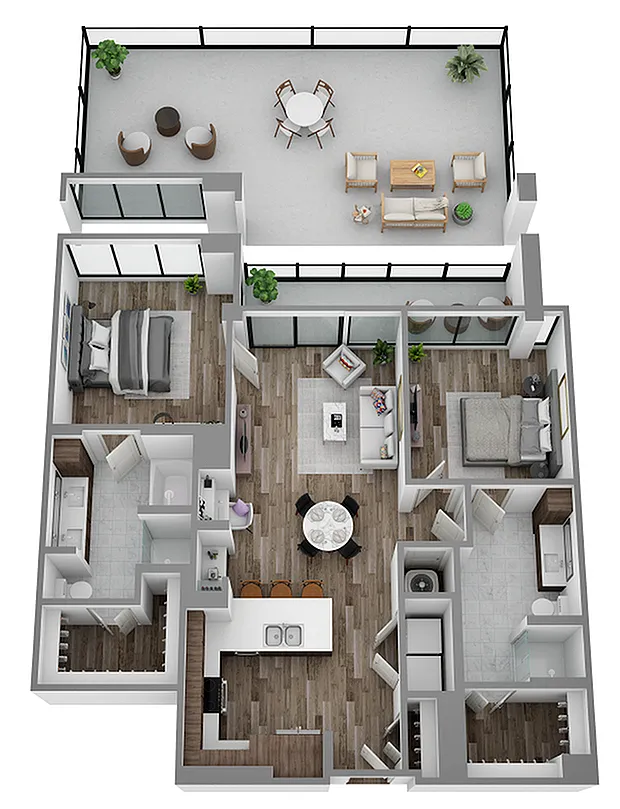 Floor plan K