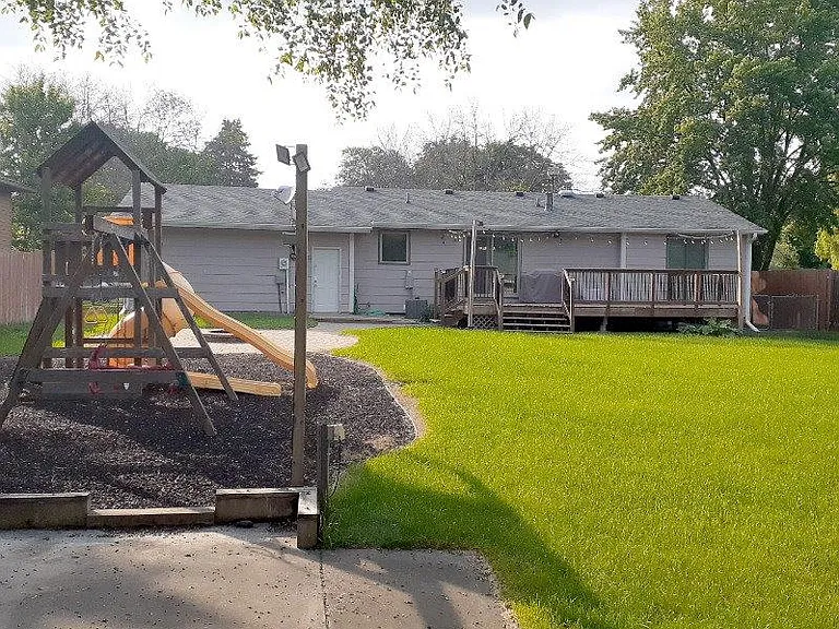 Back yard area