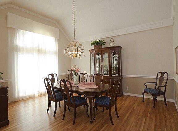 Formal Dining withhardwood and chair rail