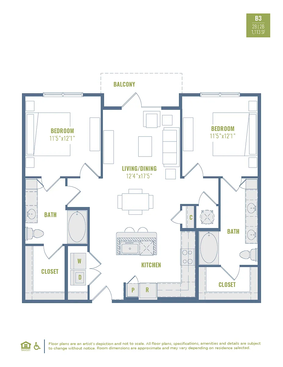 Floor plan B3