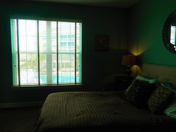 View of pool from master