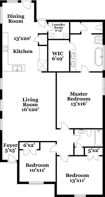 3 bed, 2.0 bath, 1461 sqft, $2,195 — Photo 2