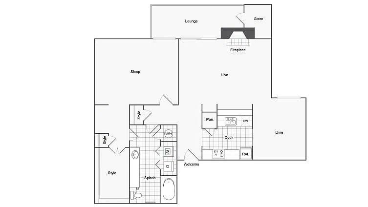 Floor plan Fonso