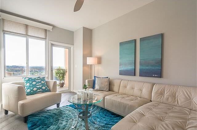 Living Room with Lake View 