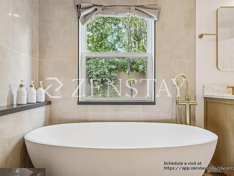 Fully Renovated Master Bath with Open Shower and Soaker Tub