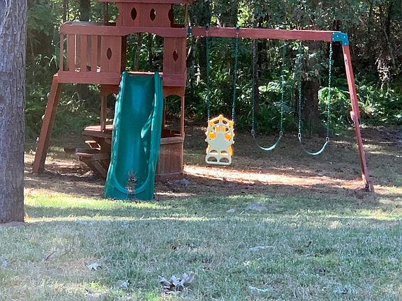 Backyard swingset