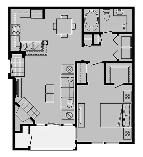 Floor plan B