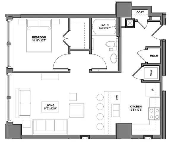 Floor plan I-R6