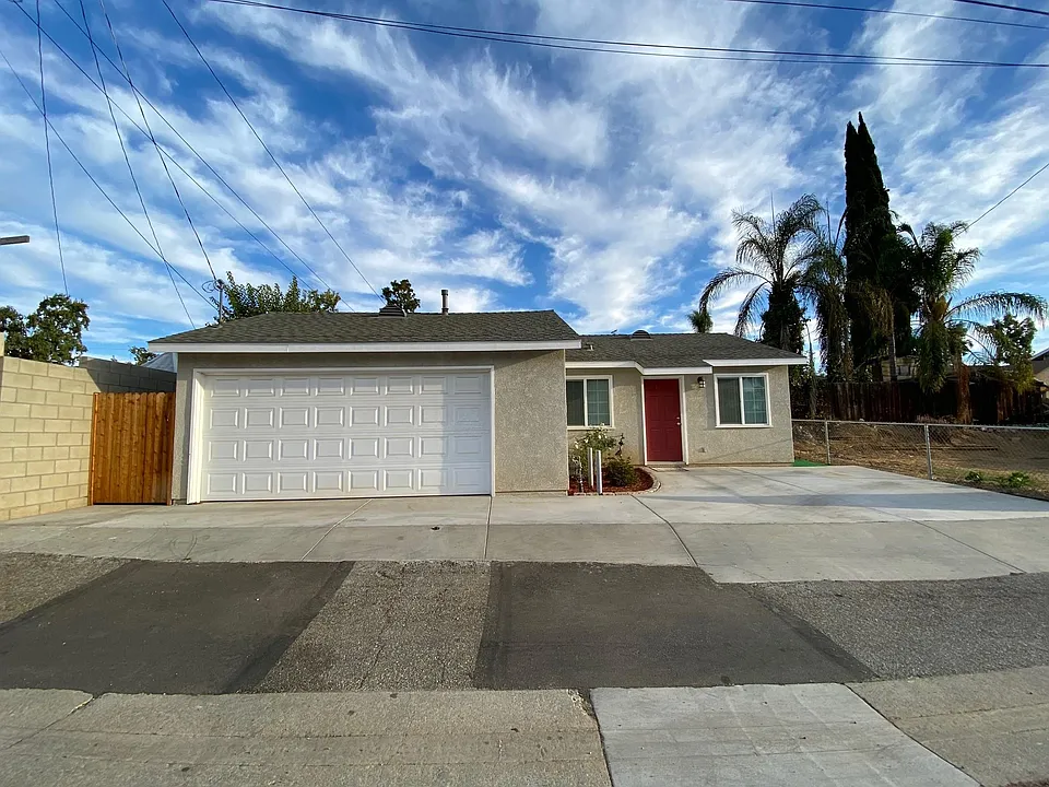 House has space to park in front.
