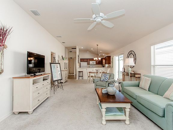 Living room from the back porch