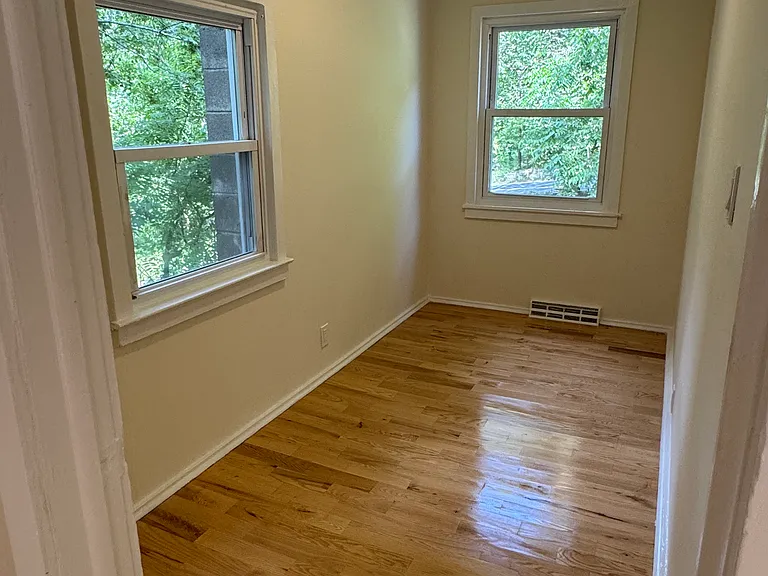 Upstairs small room off back bedroom for office/infant or small child's bedroom.
