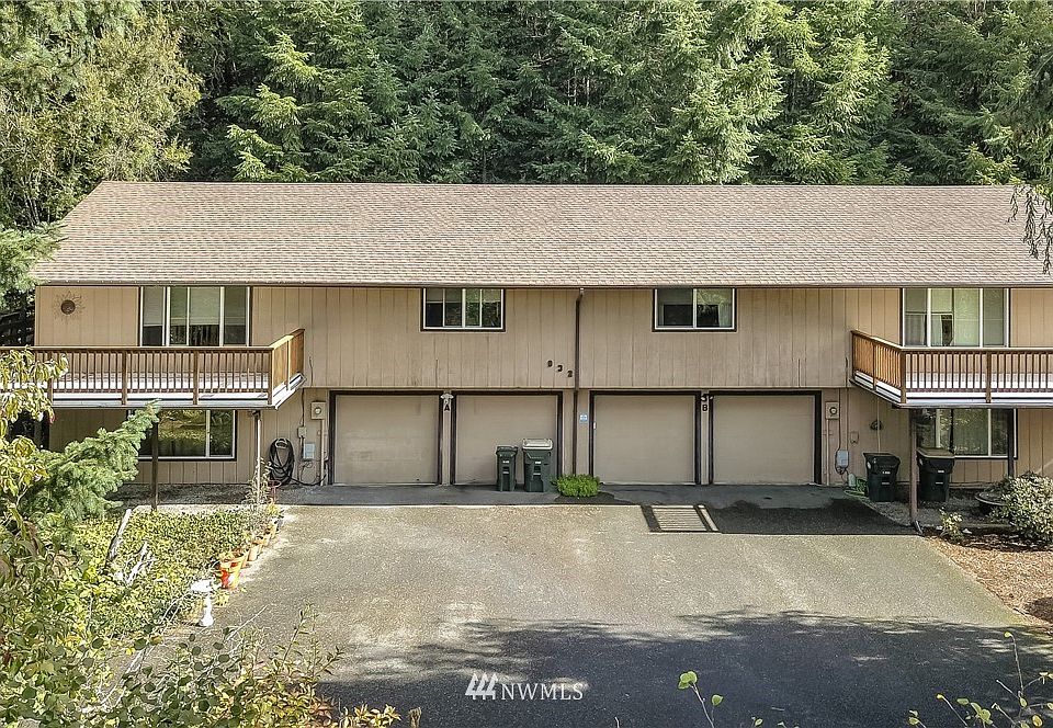 Front view of property, side A is on the left, side B is on the right. 