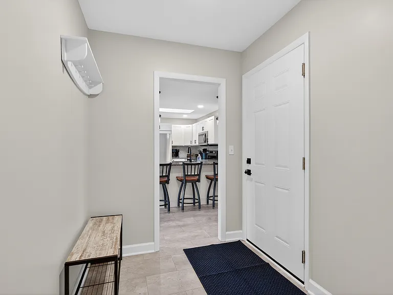 Entry/mudroom from Garage