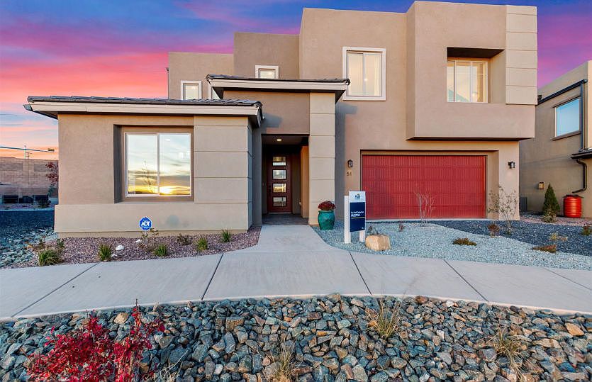 Preston model home at Colibri showcasing the modern Elevation C home exterior.