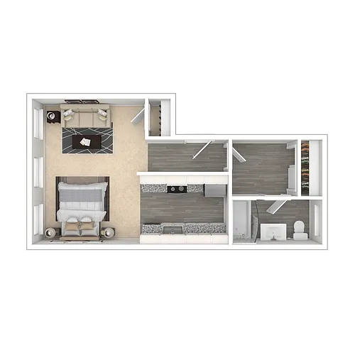 Floor plan Windmill Studio