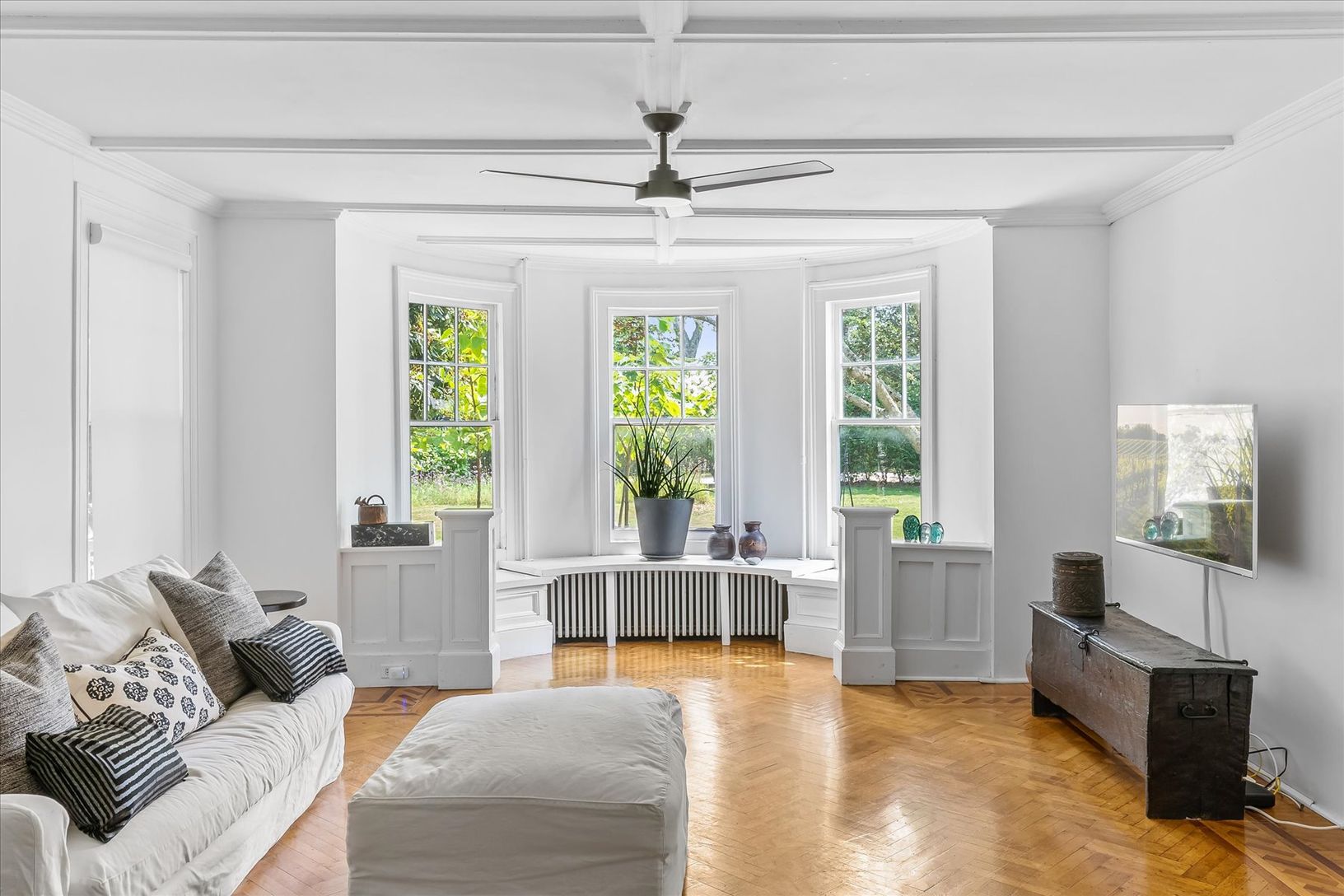  Intricate wooden parquet floors