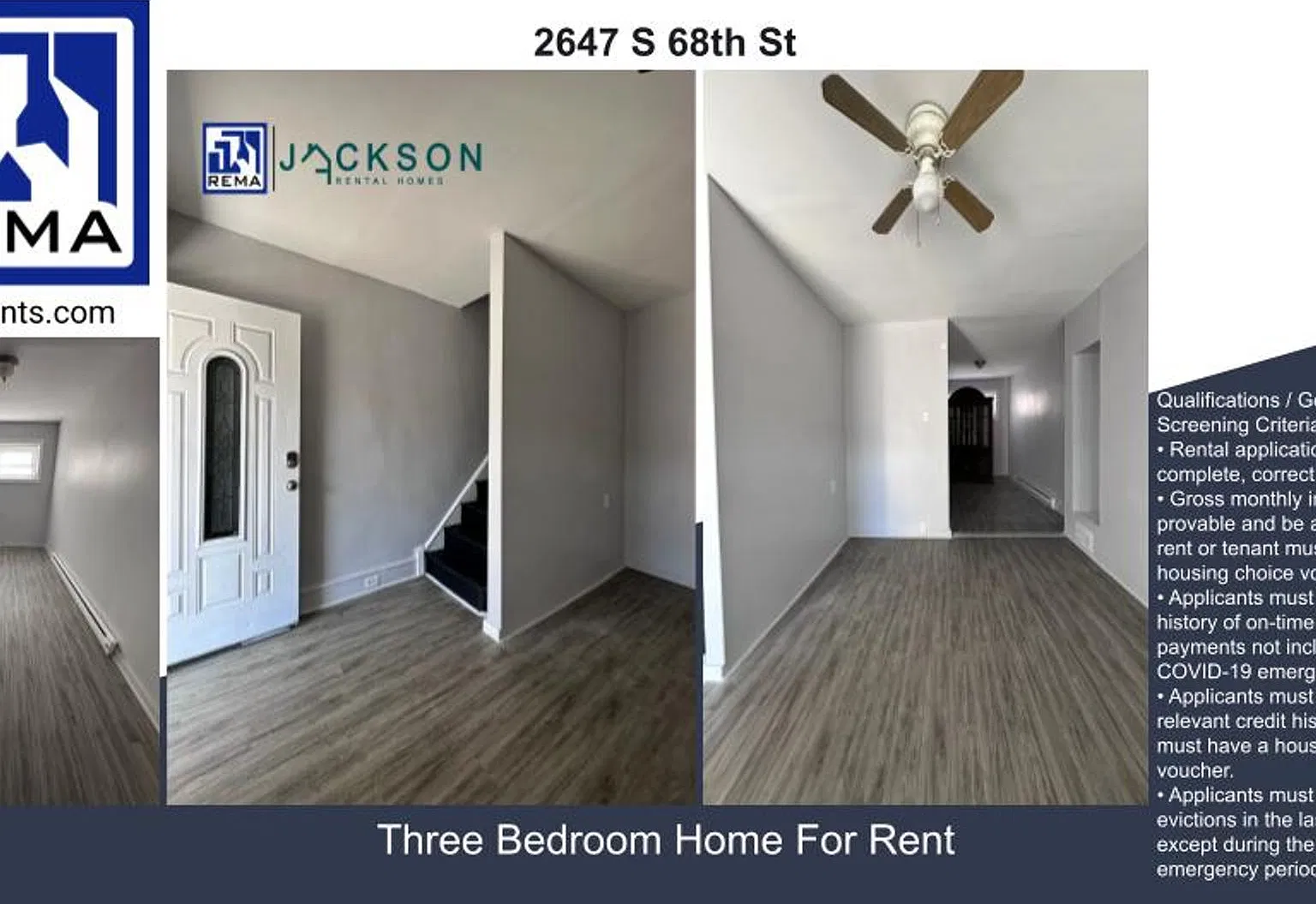 2647 S 68th St, 3 bedrooms, 1 bathroom House for $1,500/ Month — Photo 1