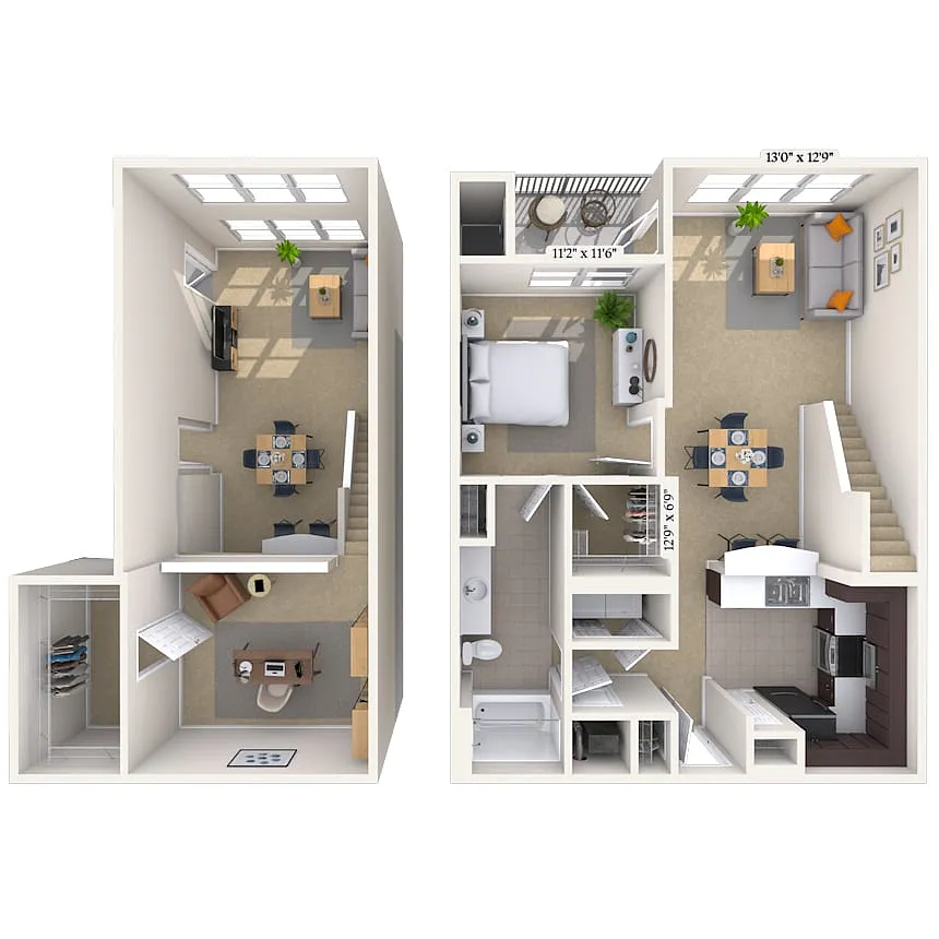 Floor plan Bauhaus