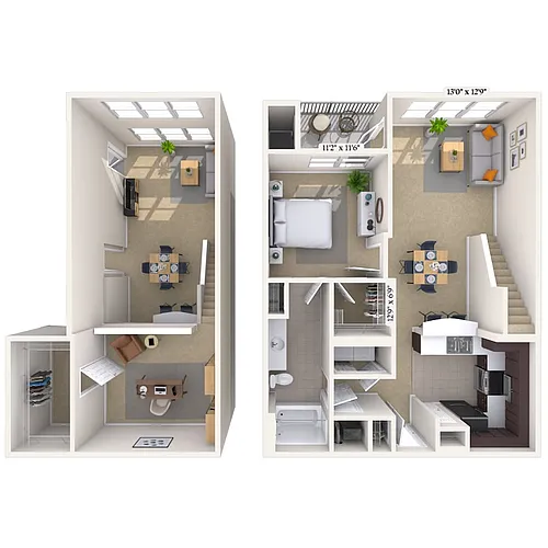 Floor plan Bauhaus