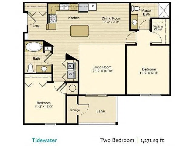 Floor plan Tidewater