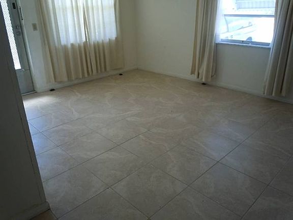 Tiled floor