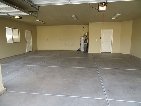 Inside 3 car garage