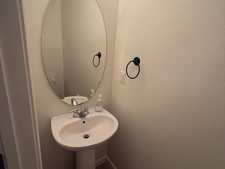 Downstairs half bath