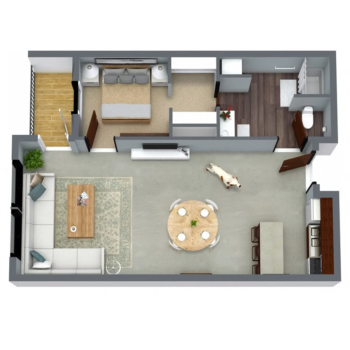 Floor plan Passageway