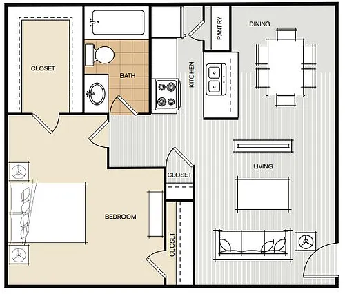 Floor plan Capri A1