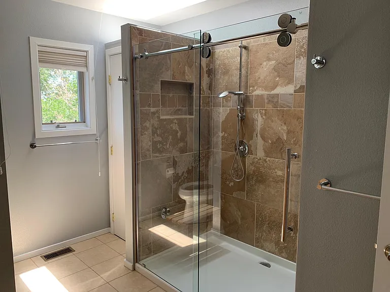 Master shower