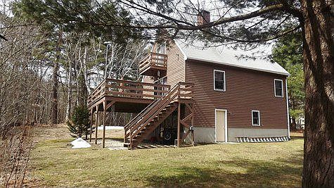 Back side of house - standing by edge of