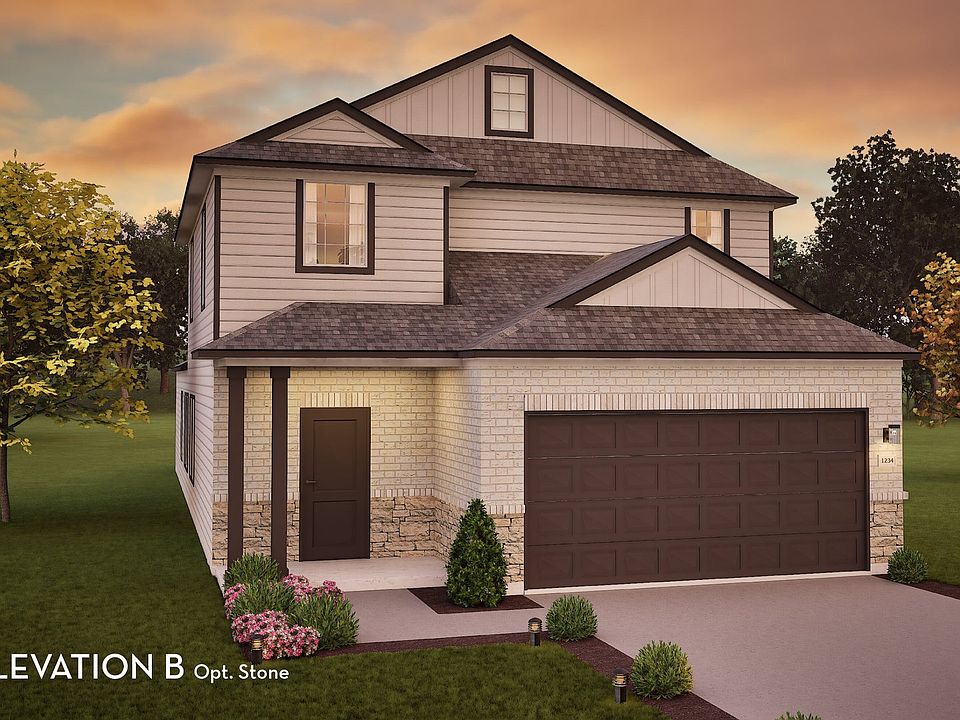 Hickory Elevation B Stone