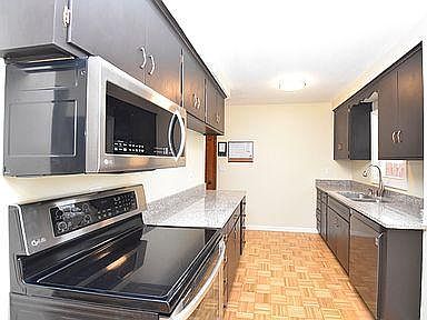 Kitchen connected to the attached 2-car garage