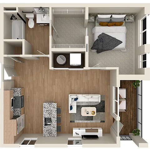Floor plan The Patent-1C