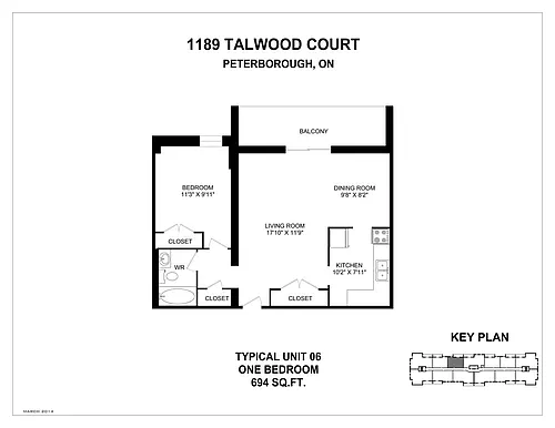 Floor plan 1 Bedroom