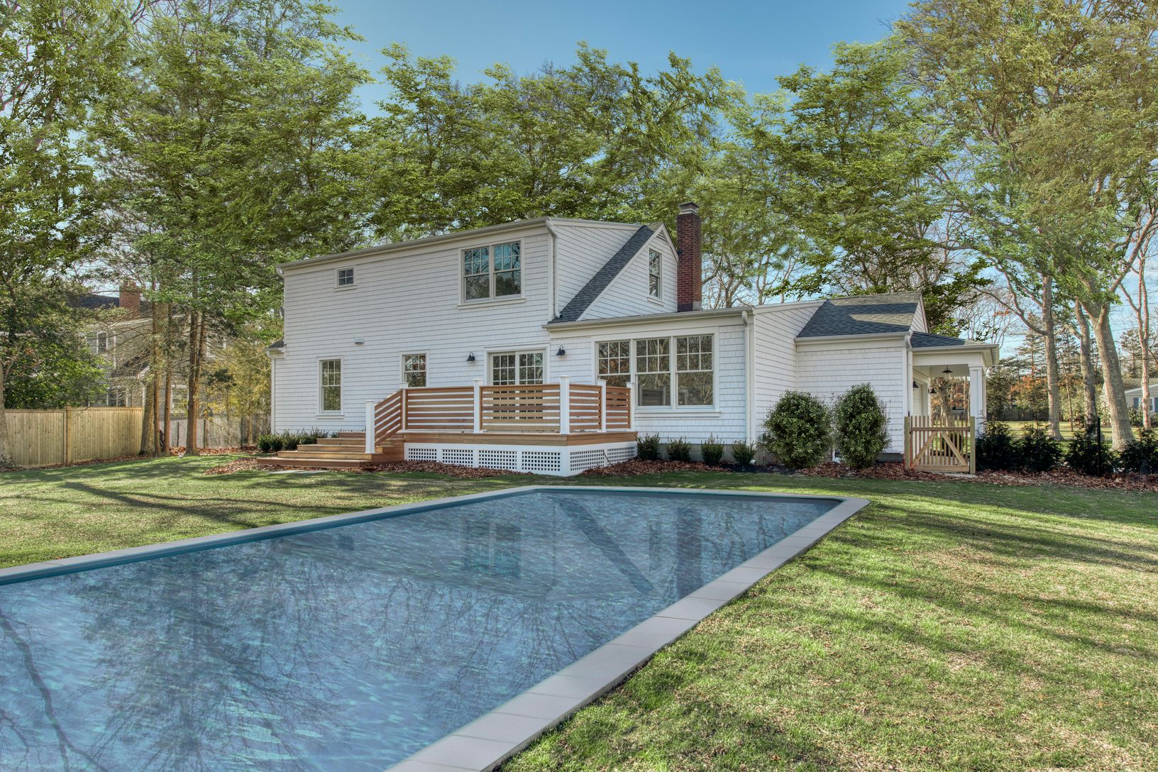  Backyard- pool virtually opened. 