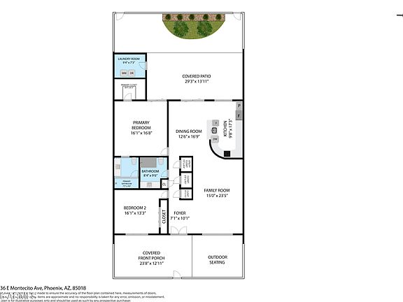 4th image of 3736 E MONTECITO Avenue