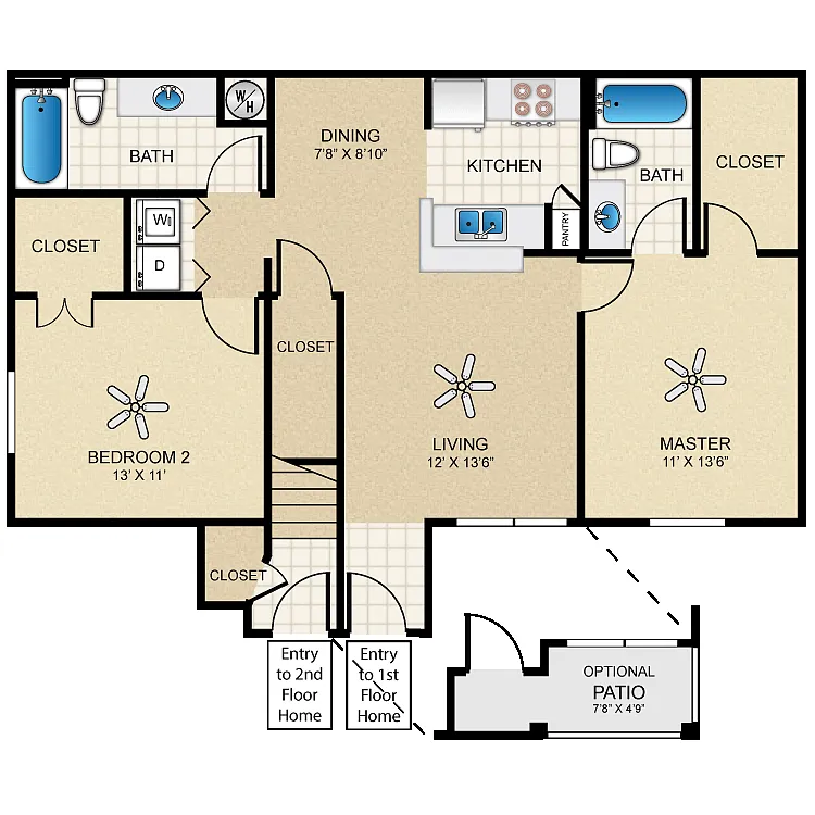 Floor plan B2